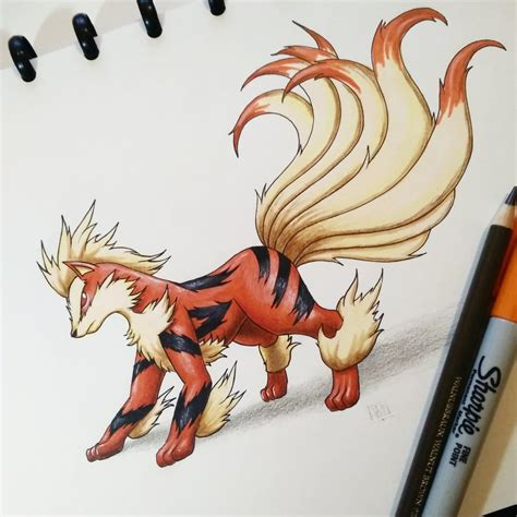 Ninetales + Arcanine fusion : pokemon