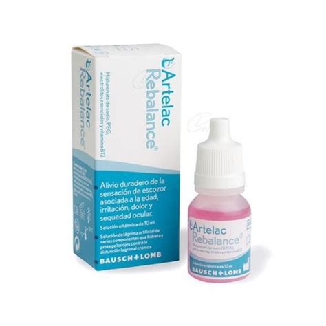 Comprar artelac rebalance gotas oculares estériles 10 ml a precio online