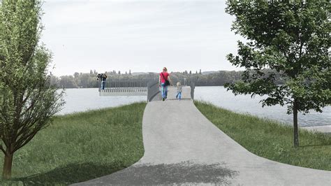 Drôme Bourg Lès Valence Une Future Passerelle De 110 Mètres Et Un Belvédère Sur Les Bords Du