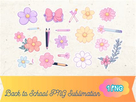 Groovy Back To School Png Graphic By Design Lab · Creative Fabrica