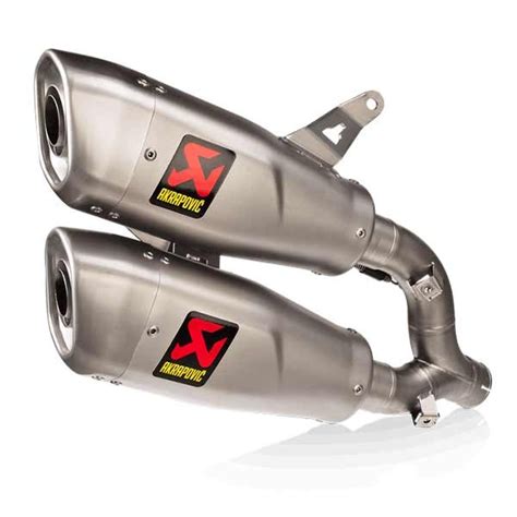 Paire Silencieux Akrapovic Slip On Titane Ducati Monster 937 2021 2