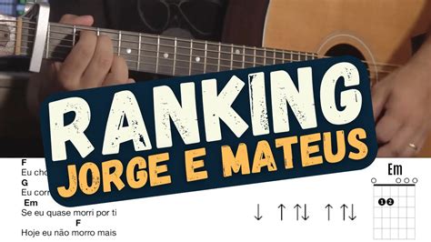 Ranking Jorge E Mateus VideoCifra YouTube