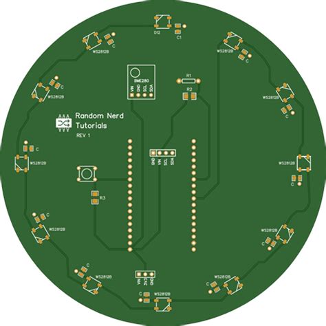 Esp Weather Station Interface Pcb Shield Temperature Humidity Date