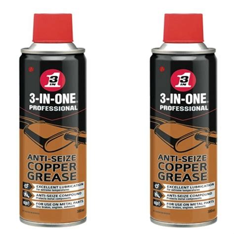 Copper Grease Anti Seize Brake Squeal Spray Can 2x 300ml 44607 Professional Wd40 Dynatex