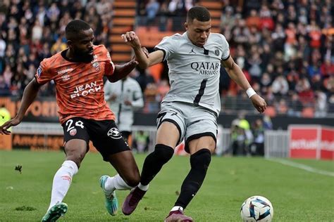 Hasil Lorient Vs Psg Skor 1 2