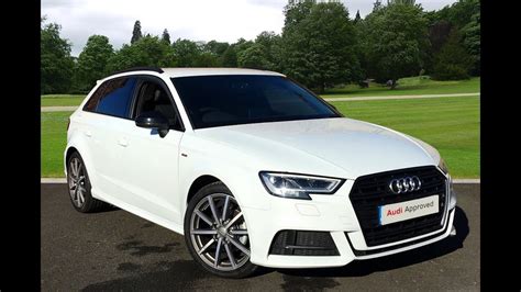 Oe17fwv Audi A3 Tdi S Line Black Edition White 2017 Bradford Audi Youtube