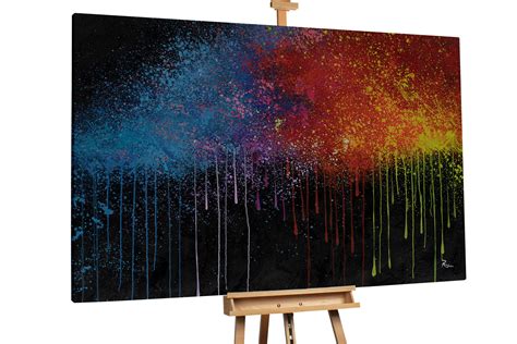 Commander Peinture L Huile Fireworks Of Colours Kunstloft