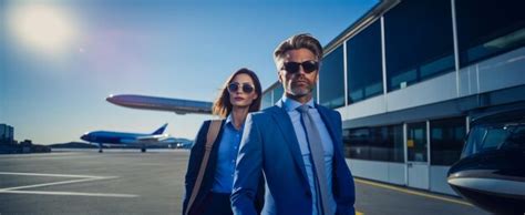 Premium Photo Portrait Of A Confident Businessman And Business Woman