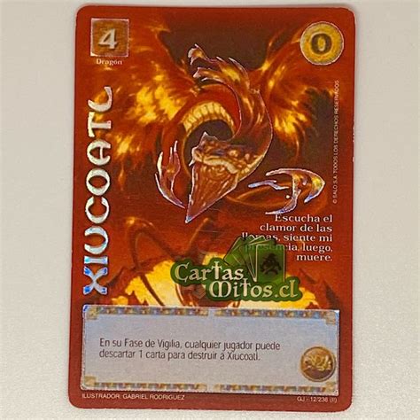 Xiucoatl Mitos Y Leyendas Liber Dominus Arsenal Cartas Mitos