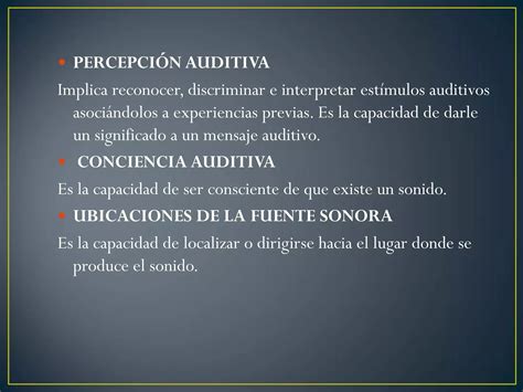 Habilidades Auditivas y su relación con el Aprendizaje del lenguaje