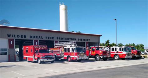 Fire Department Wilder Rural Fire Protection District