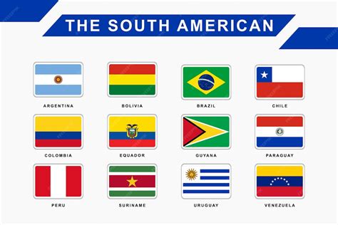Bandeira Dos Paises Da America Do Sul - 9
