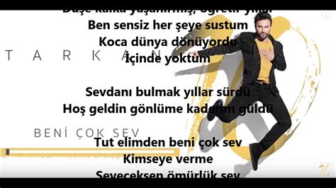 Tarkan Beni Ok Sev S Z Youtube