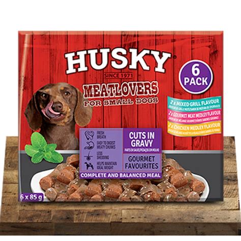 15% off on Husky 12x 6 85g Wet Dog Food Pouches | OneDayOnly