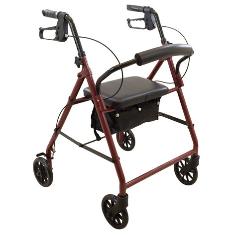 Probasics Knocked Down Steel Rollator Compass Health Brands Professional