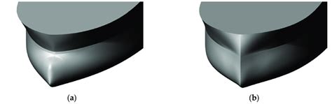 comparison  bow shape  conventional bow   baseline hull