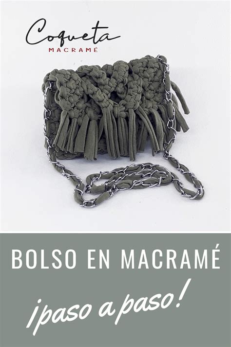 Bolso En Macramé Bolsos En Macrame Macramé Hacer Macrame