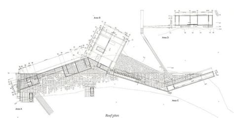 An Architectural Drawing Shows The Plan For A Building That Has Been