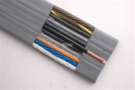 Flat Flexible Traveling Cable For Elevator With CE Certificate TVVBG