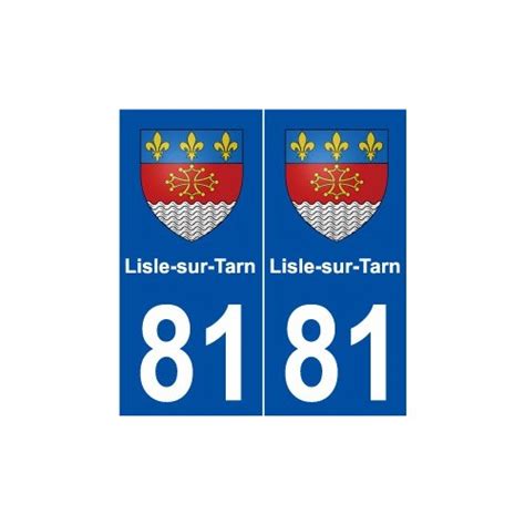 Lisle Sur Tarn Blason Autocollant Plaque Stickers Ville Ebay