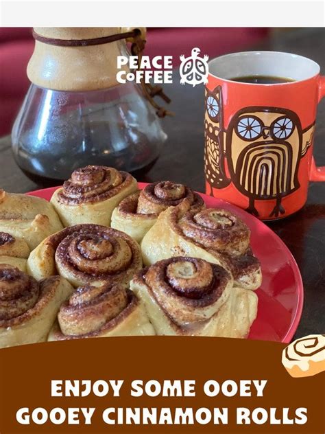 Peace Coffee National Cinnamon Bun Day Milled