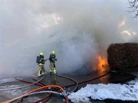 Dachstuhlbrand Eines Einfamilienhauses Einsatzbericht Henstedt