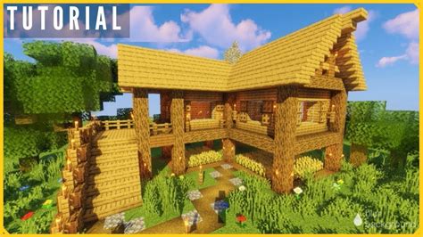 Minecraft Survival Starter House Tutorial How To Build A Starter