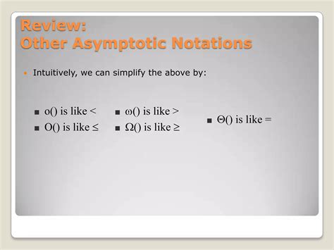 Asymptotic Notations Ppt