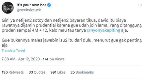 Perawatan David Ozora Di Rumah Sakit Tembus Rp Miliar Terungkap