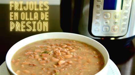 Como Hacer Frijoles en Olla de Presión Con Tips de Cocina YouTube