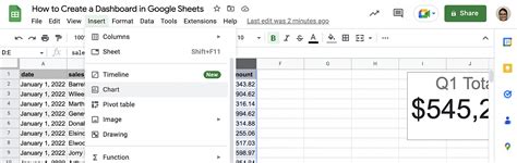 How To Create A Google Sheets Dashboard Step By Step Layer Blog