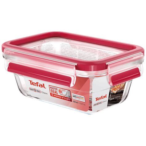 Staklena Posuda Sa Poklopcem 0 45 Lit MasterSeal Glass Tefal