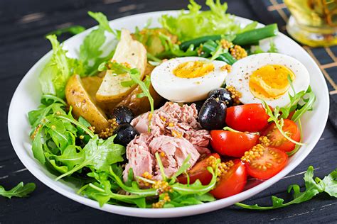 무료 이미지 Tonosalate 요리 성분 Salad Ni Oise 삶은 달걀 고기 생기게 하다 상식 야채