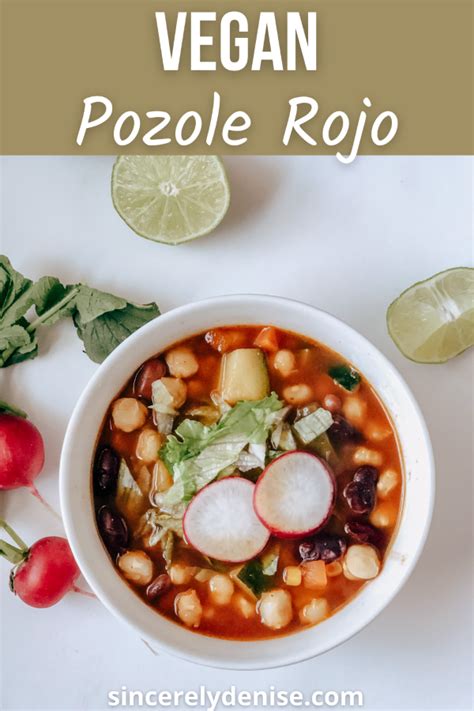 Hearty Vegan Mexican Pozole Rojo Sincerely Denise