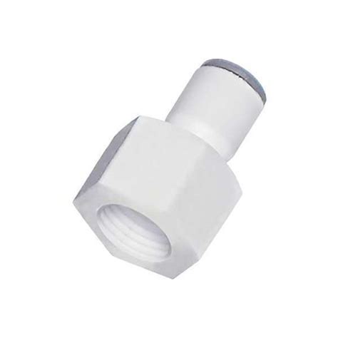 Parker Metric Plastic Push To Connect Fitting Polymer White 6315 06