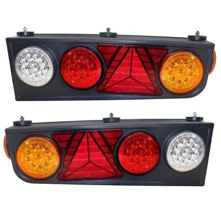 Lanterna Traseira Carreta Randon Linha R Led BcarR Automotive BR