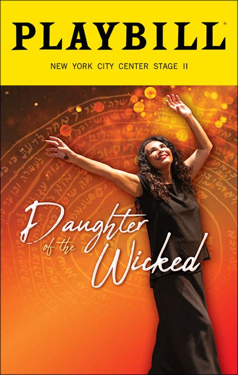 Daughter Of The Wicked Off Broadway New York City Center Stage Ii