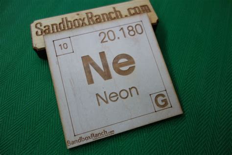 Neon (10-Ne) Element Tile - SandboxRanch.com