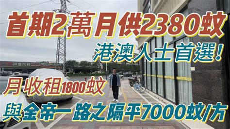 中山坦洲丨美家星辰丨首期2萬月供2380蚊就可以輕鬆上車丨與金帝一路之隔平咗7000蚊一方丨每個月收租可以收到1800蚊月丨投資或者自住都