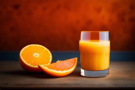 Premium Photo | Glass of orange juice