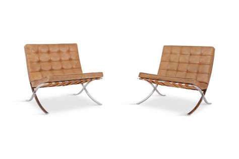 Ludwig Mies Van Der Rohe Barcelona Lounge Chairs By Ludwig Mies Van