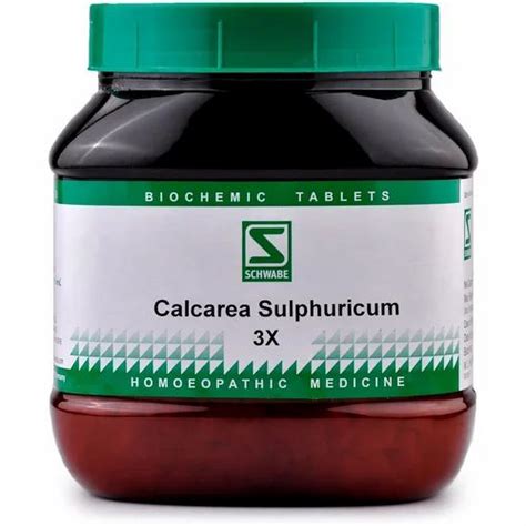 Willmar Schwabe India Calcarea Sulphuricum 3X 550g Homeopathic Cream