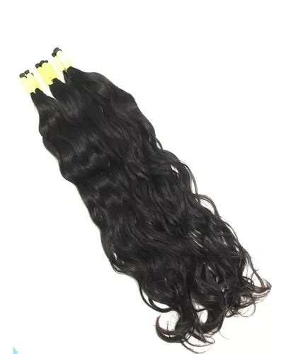 Cabello Humano Liso Ondulado Virgen Cm G Puntas Completas