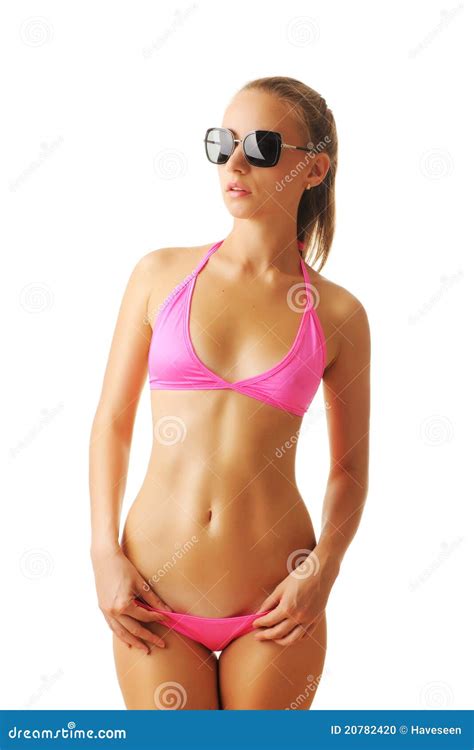 Tan Woman In Bikini Stock Photo Image Of Perfect Model 20782420