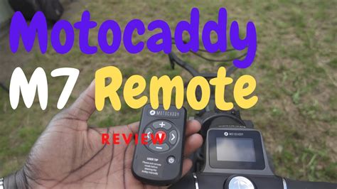 Review Of Motocaddy M7 Remote Electric Trolley YouTube