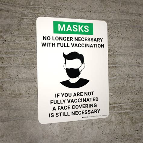 Masks No Longer Necessary With Full Vaccination If You Not Fully Vaccinated Face Covering Is