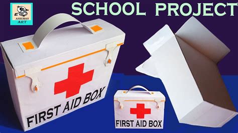 How To Make First Aid Box At Home Youtube