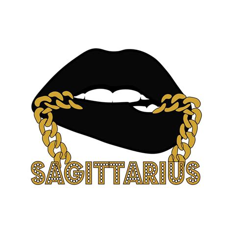 Sagittarius Sexy Lips Svg Birthday Svg Sagittarius Girl Sv Inspire