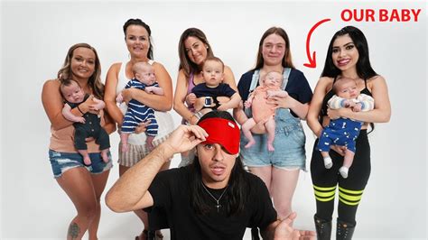 Dad Tries To Find His Newborn Baby Blindfolded Youtube