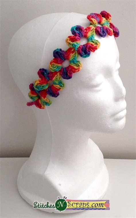 Crochet Flower Headband Pattern